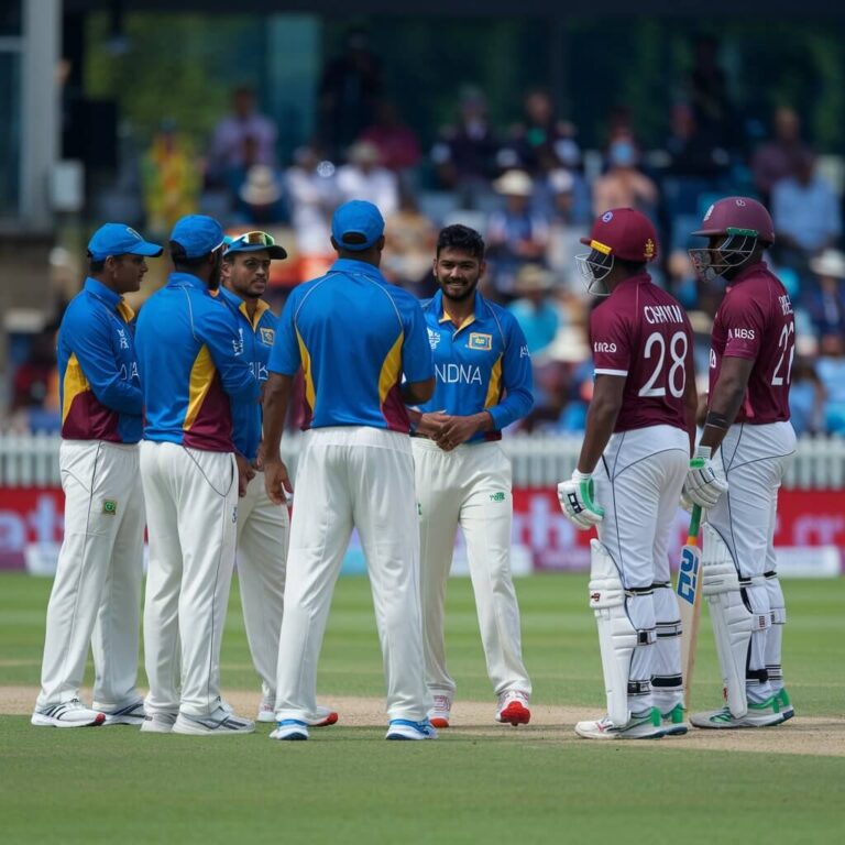 create an image for this: Sri Lanka National Cricket Team vs West Indies Cricket Team