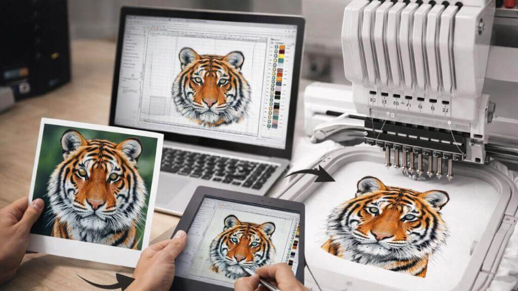 How to Turn a JPG Image into a DST Embroidery File (Step-by-Step Guide)